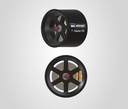 Sauber Mercedes C9 3D Printed Wheel Set SKU #6113