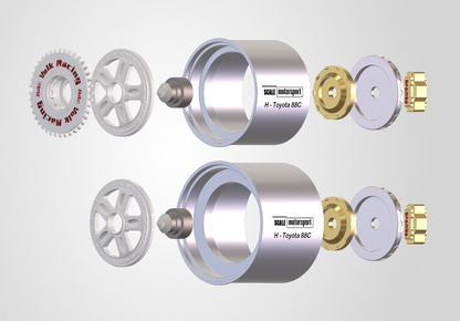 Toyota 88C 3D Printed Wheels Set SKU #6035