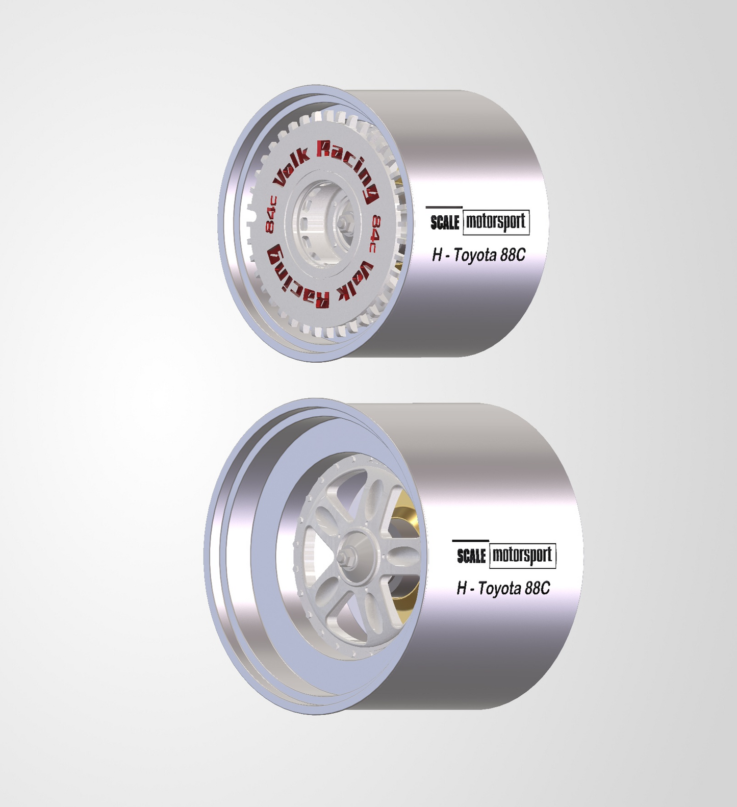 Toyota 88C 3D Printed Wheels Set SKU #6035