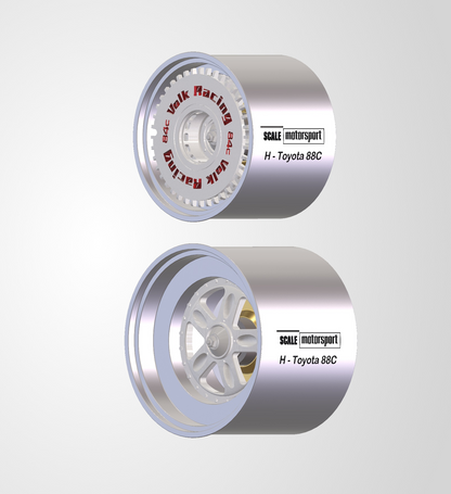 Toyota 88C 3D Printed Wheels Set SKU #6035