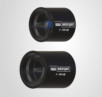 Williams FW14B 1:20 3D Printed Wheel Set SKU #6120