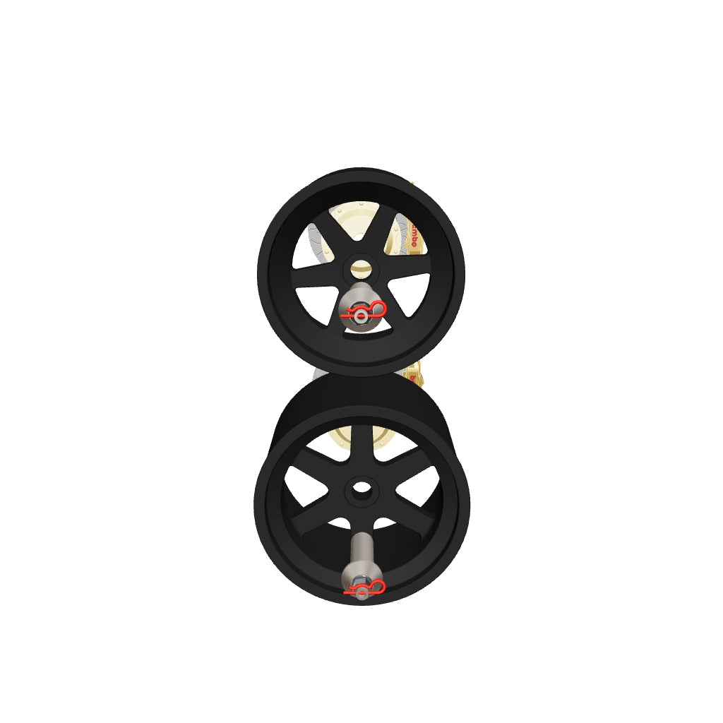 Sauber Mercedes C9 3D Printed Wheel Set SKU #6113 – Scale Motorsport