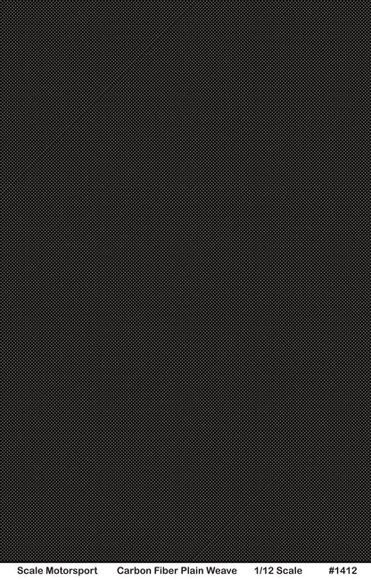 Carbon Fiber Plain Weave Decal Series 1400