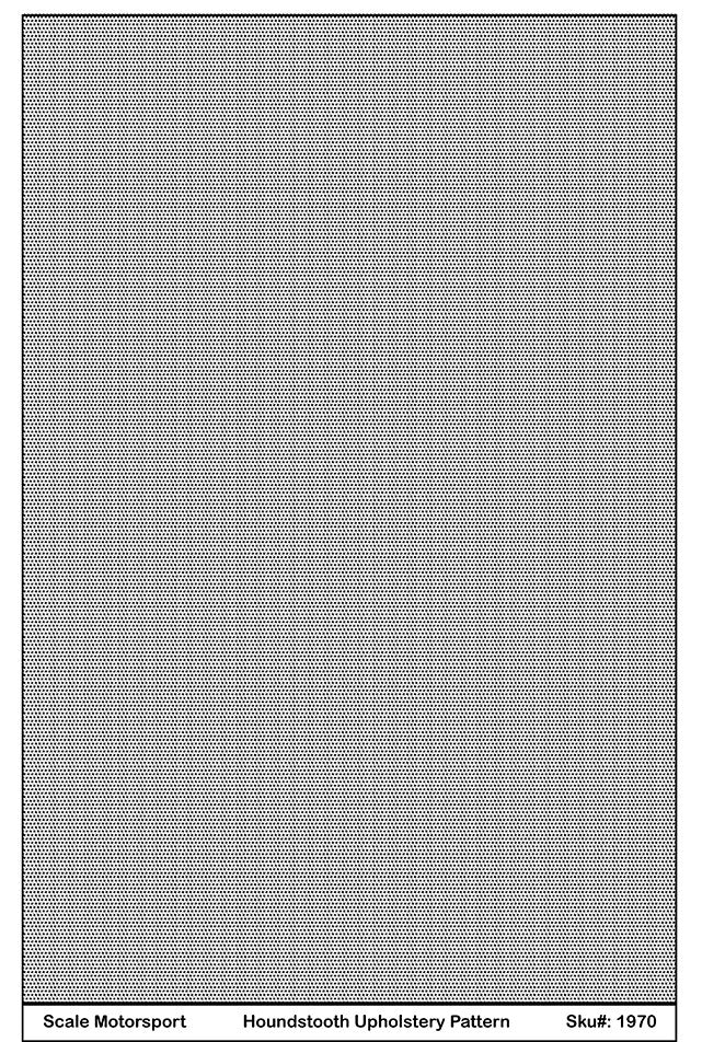 Houndstooth Upholstery Decal SKU #1970