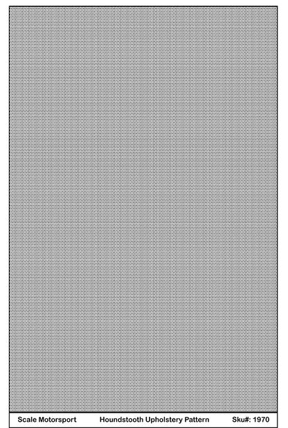 Houndstooth Upholstery Decal SKU #1970