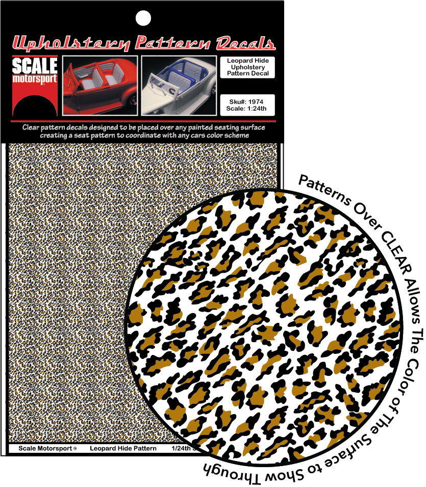 Leopard Hide Upholstery Decal Sku# 1974