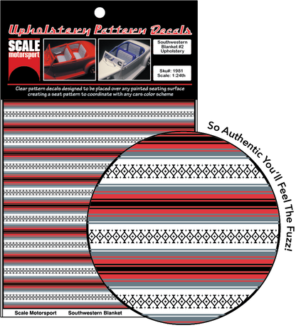 Southwest Blanket #2 Upholstery Decal SKU #1981