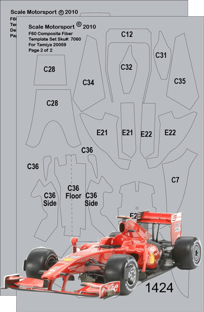 Ferrari F60 F1 CFT Set Sku#: 7060