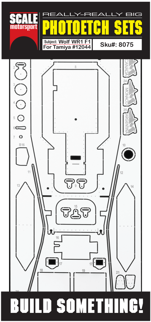 Wolf WR1 F1 1:12th Scale Photoetch Set SKU #8075