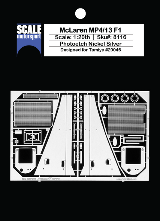 McLaren MP4/13 F1 Photoetch Set SKU #8116