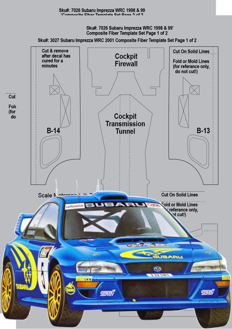 Subaru WRC &#39;98 &amp; &#39;99 CFT Set